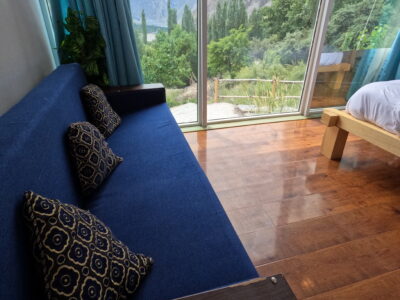 Pods with 180° views in Hunza