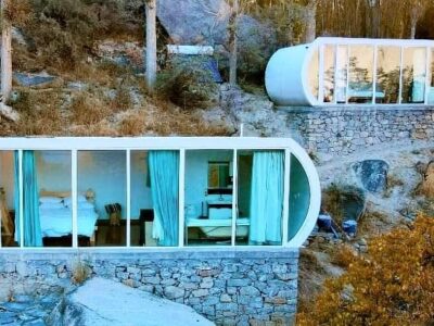 Pods with 180° views in Hunza